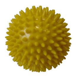 ACRA Míèek masážní prùmìr 7,5 cm žlutý