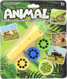 Projektor mini zvtka safari na baterie set se 3 kotouky Svtlo na kart