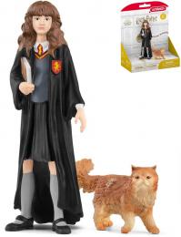 SCHLEICH Harry Potter set figurka Hermiona Grangerová + kocour Køivonožka
