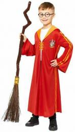 KARNEVAL Šaty Harry Potter chytaè Nebelvír vel. M (116-128cm) 6-8 let