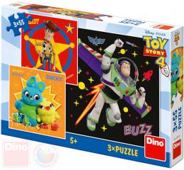 DINO Puzzle Toy Story (P��b�h hra�ek) 18x18cm skl�da�ka 3x55 d�lk�