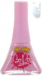EP Line BO-PO Lak na nehty rùžový slupovací 5,5ml s vùní milk shake pro holèièky