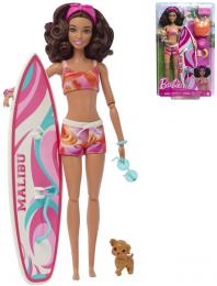 MATTEL BRB Panenka Barbie surfaka hern set s doplky v krabici - zvtit obrzek