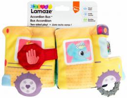 LAMAZE Leporelo autobus baby rozkldac autko textiln pro miminko - zvtit obrzek