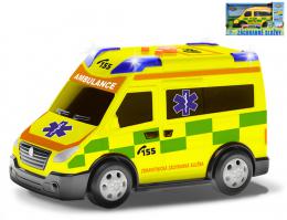 Auto lut ambulance sanitka voln chod CZ design na baterie Svtlo Zvuk - zvtit obrzek