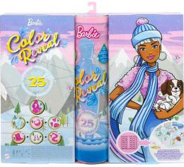 MATTEL BRB Panenka Barbie Color Reveal adventní kalendáø s pøekvapením
