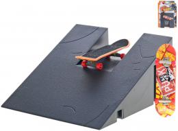 Skateboard prstov fingerboard plastov hern set s rampou - zvtit obrzek