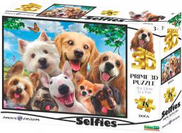 Puzzle 3D Ps� selfie 31x23cm 48 d�lk� vesel� skl�da�ka v krabici - zv�t�it obr�zek