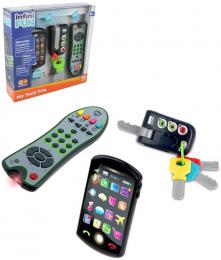 TECH TOO Trio baby set smartphone + klíèe + ovladaè na baterie Svìtlo Zvuk - zvìtšit obrázek
