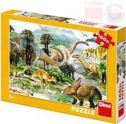 DINO Puzzle 100 dlk XL ivot dinosaur 47x33cm skldaka v krabici