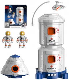 Stanice vesmírná herní set se 2 kosmonauty a doplòky na baterie Svìtlo Zvuk