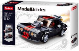 SLUBAN Model Bricks Poulin zvodn auto 328 dlk + 1 figurka 2v1 STAVEBNICE - zvtit obrzek