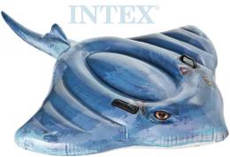 INTEX Rejnok nafukovac� s �chyty 188x145cm d�tsk� voz�tko do vody 57550