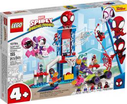 LEGO MARVEL Spiderman a pavouèí základna 10784 STAVEBNICE