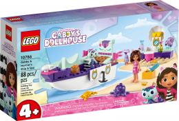 LEGO GABBYS DOLLHOUSE Gábi a Ryboèka na luxusní lodi 10786 STAVEBNICE
