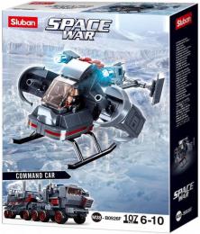 SLUBAN Space War Hldkov vrtulnk 107 dlk + 1 figurka 6v1 STAVEBNICE - zvtit obrzek