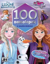 JIRI MODELS 100 samolepek s omalovnkami Frozen (Ledov Krlovstv) - zvtit obrzek