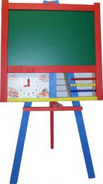 Tabule barevná magnetická školní trojnožka s poèítadlem a hodinami