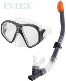 INTEX Reef Rider potápìèský plavecký set do vody brýle + šnorchl èerný 55648