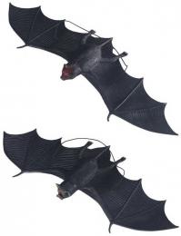 Zvíøátko netopýr závìsný dekorace na gumièce 2 druhy guma