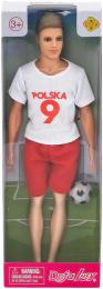 Panenka Defa Lucy pank fotbalista 30cm v dresu Polsko set hr s mem v krabice - zvtit obrzek