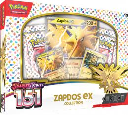 ADC Pokmon TCG: Scarlet & Violet 151 Zapdos ex Collection 4x booster s doplky