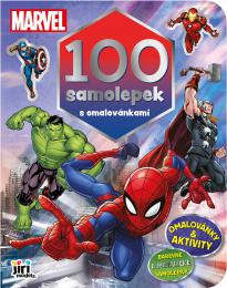 JIRI MODELS 100 samolepek s omalovnkami Marvel hrdinov - zvtit obrzek