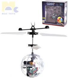 MAC TOYS Levitující planetka koule magická vrtulníková ovládání dlaní LED Svìtlo