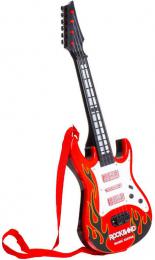 Kytara dìtská elektrická 54cm na baterie Svìtlo Zvuk na kartì plast