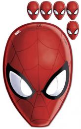 KARNEVAL Maska Spiderman 23cm set 6ks