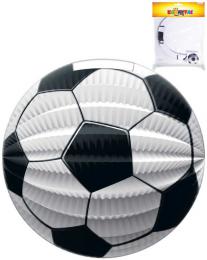 Lampion papírový kulatý fotbalový míè 23cm v sáèku