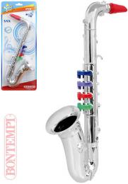 BONTEMPI Saxofon dìtský støíbrný 4 klapek plast