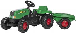 ROLLY TOYS Traktor dìtský šlapací Rolly Kids zelený set s vleèkou 130x42x39cm