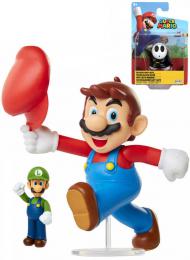 Figurka Nintendo Super Mario 7cm plastov� postavi�ka se stoj�nkem 5 druh�