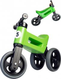 Odrážedlo Funny Wheels Rider Sport 2v1 dìtské odstrkovadlo Zelené plast