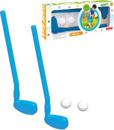 DOLU Set golfov plka plastov modr 2ks + mek 2ks mal golfista - zvtit obrzek