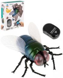 MAC TOYS RC Moucha 11cm na vysílaèku lezoucí hmyz na baterie plast