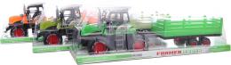 Traktor farmsk set s vlekou voln chod 48cm 3 barvy plast v blistru - zvtit obrzek