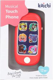 Telefon dotykový baby smartphone 14cm na baterie Svìtlo Zvuk