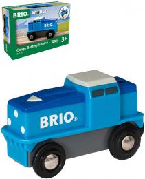 BRIO Nkladn lokomotiva na baterie doplnk k vlkodrze 33130 - zvtit obrzek