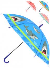 Deštník dìtský vystøelovací 69x78cm s obrázkem 4 druhy v sáèku