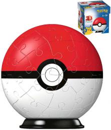 RAVENSBURGER Puzzleball 3D Pokéball skládaèka 54 dílkù Pokémon