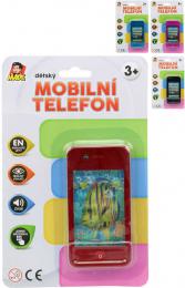 Telefon dìtský 11cm chytrý mobil smartphone na baterie 4 barvy AJ Zvuk