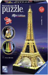 RAVENSBURGER Puzzle 3D Eiffelova vìž Noèní edice 216 dílkù