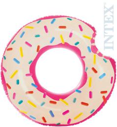 INTEX Kruh plavac donut rov 107cm nafukovac dtsk kolo do vody 56265