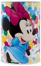 Pokladnièka válec Disney Minnie Mouse 10x15cm dìtská kasièka kovová