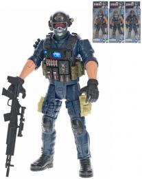 Panáèek kloubový SWAT Team se zbraní akèní figurka 4 druhy v krabici