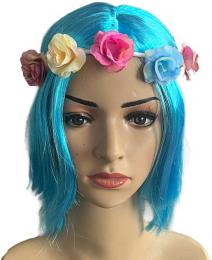 KARNEVAL paruka dìtská Lollipopz Anet modrá umìlé vlasy - zvìtšit obrázek