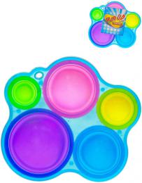 Hra Pop It antistresová Bubble Pops silikon 5 maxi bublin