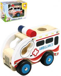 BINO DEVO Auto baby ambulance sanitka voln chod - zvtit obrzek